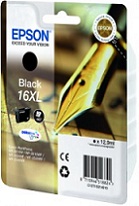 Картридж_Epson_16XL_Black T1631 для Epson_WF-2010 /2510/2520/2530/2540